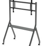 ინტერაქტიული მონიტორის იატაკზე სადგამი სტენდი DS-D5ABKY3-SL (55-75"მონიტორებისთვის)