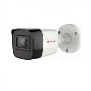 კამერა,Hiwatch, DS-T200A(B)2.8mm,HDTVI,2mp,Bullet,Fix,IR30m,Mic,
