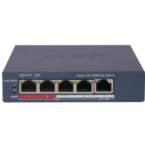 სვიჩი POE DS-3E1105P-EI,4 Port Fast Ethernet Smart POE Switch