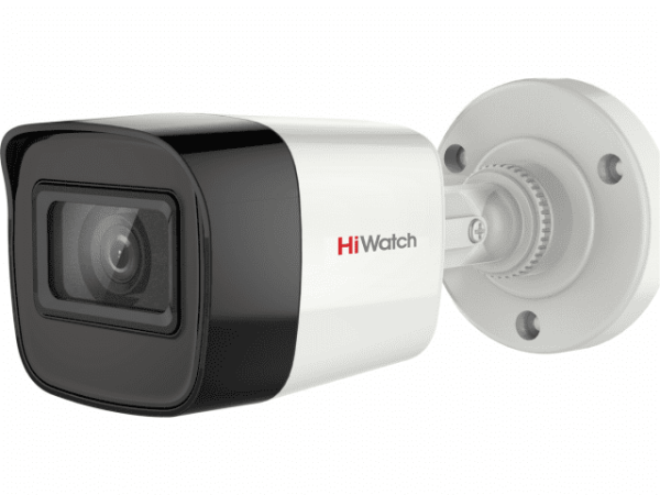 კამერა,Hiwatch, DS-T500A (B), 2.8mm,HDTVI,5mp,Bullet,Fix,IR20m,Mic,