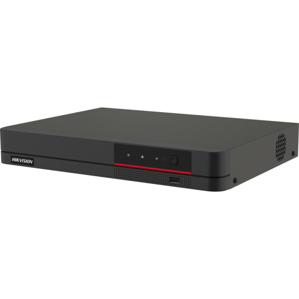 ჩამწერი NVR, Hikvision, DS-7604NI-K1/4P/4G, 1sata, 4ch, poe