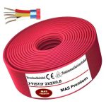სახანძრო სიგნალიზაციის კაბელი J-Y(St)Y 2 x 2 x 0,8 mm + 0,4 mm  -PVC - FIRE ALARM CABLE (300m) (30622)