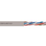 ქსელის კაბელი CAT 6 U/UTP HFFR 23 AWG GREY RAL7001